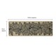 image 5 of JVL Elegance Machine Washable Entrance Runner Doormat, 50x150cm - Flowers