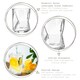 image 2 of Bormioli Rocco Cassiopea Double Whisky Glasses - 410ml - Clear - Pack of 6 Clear