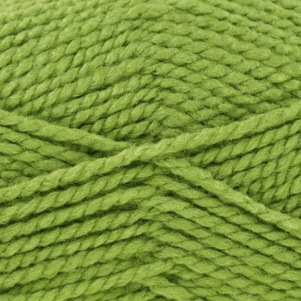King Cole Green Big Value Chunky Yarn (Value Pack 12 x 100g Balls) For Crochet, Knitting - 152m per ball