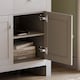 image 6 of Vida Designs Arlington 2 Drawer 2 Door Sideboard Shaker Buffet Cabinet Storage, Grey & Oak | Grey | Grey & Oak | 1