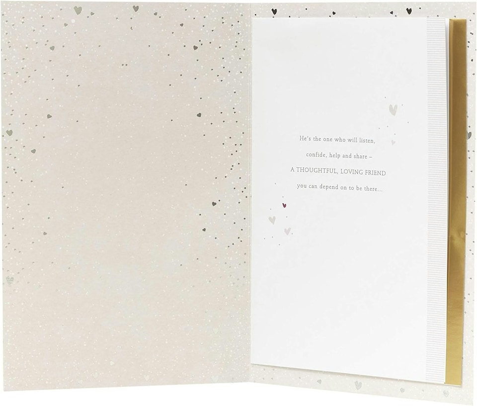 image 1 of Beautiful Design With Sentimental Message Husband Anniversary Card