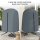 image 5 of Outsunny Hanging Egg Chair Cover Garden Swing Chair Cover Waterproof, Black 