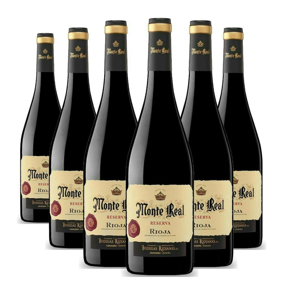 Case of 6 Monte Real Reserva 75cl Red Wine
