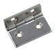 image 7 of Polished Door Hinge 10 Pack Stainless Steel 61mm x 51mm 316 Marine Cabin Hatch Silver
