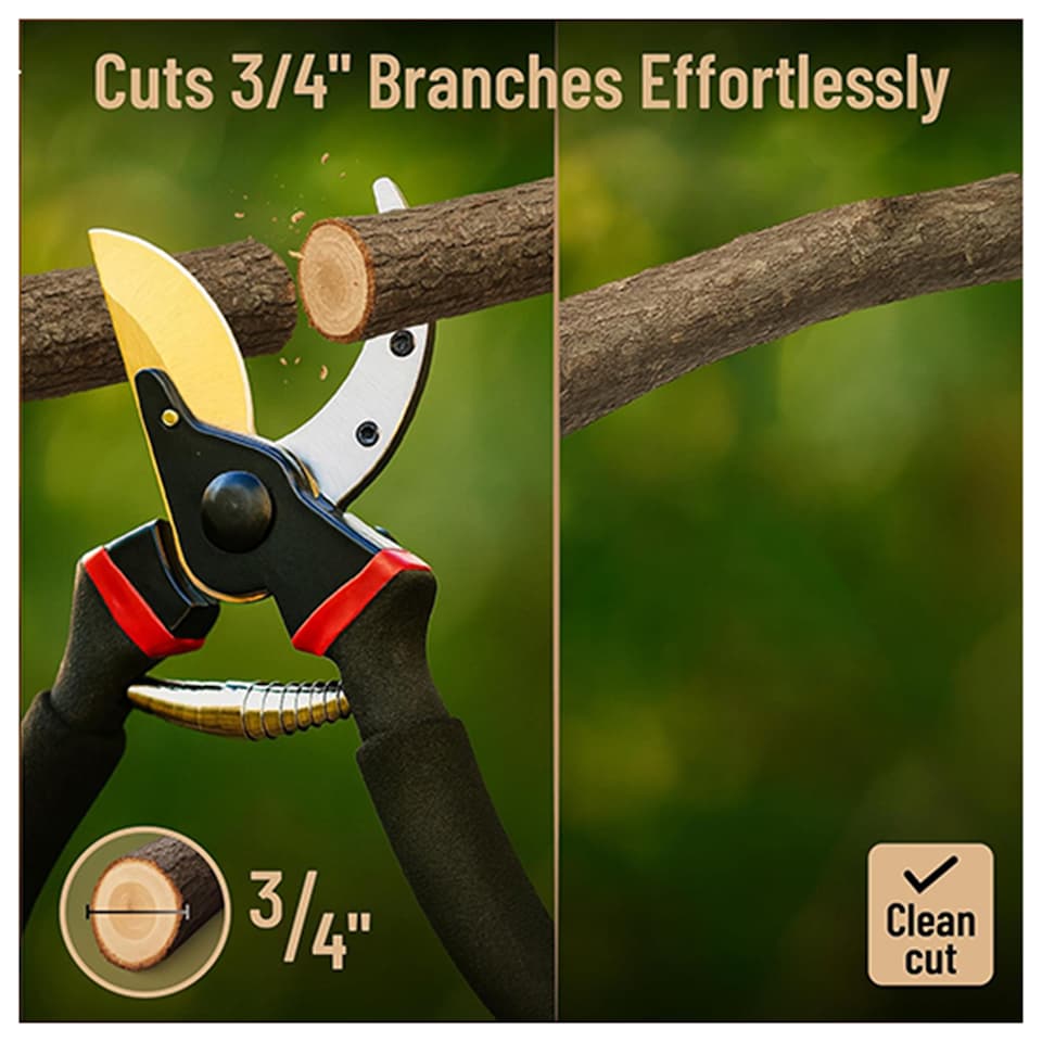 image 1 of 8-Inch Pruning Shears Garden Shears Scissors Tools Garden