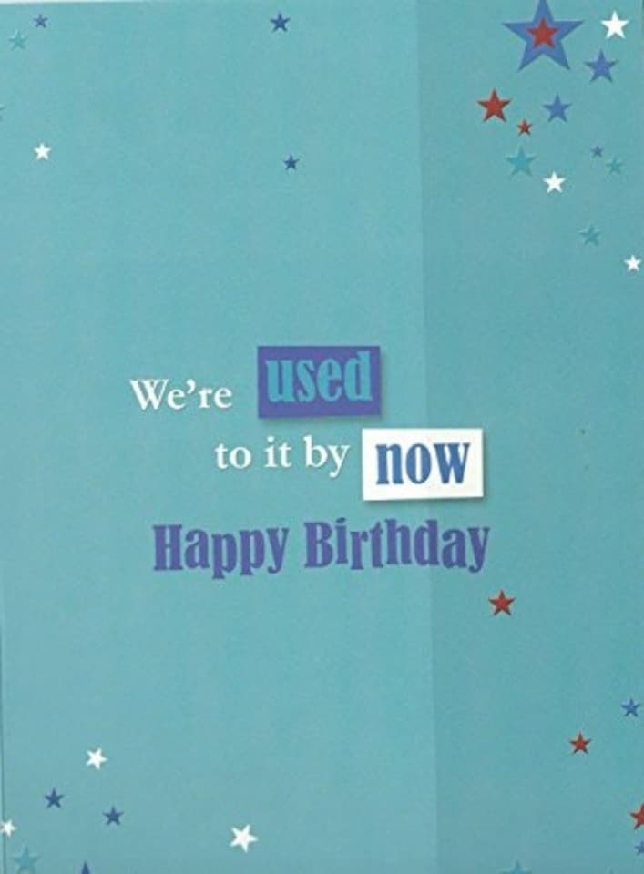 image 1 of Open Male - Wild & Silly Witty Words Birthday Card