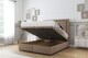 image 2 of Sloomy Ashford Mink Plush Ottoman Bed With Mattress With 26" Strutted Headboard 4' Small Double