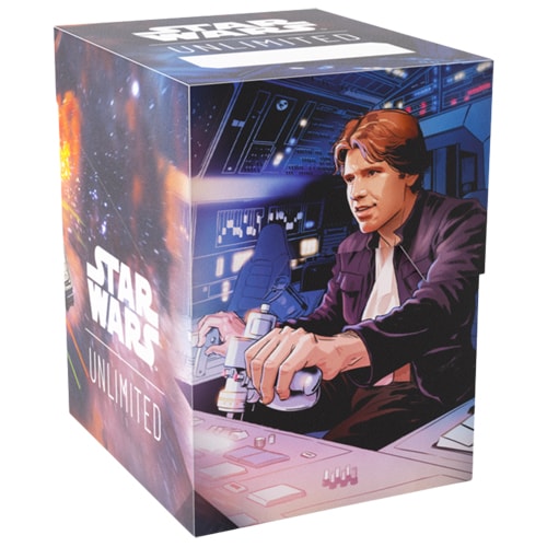 Gamegenic - Star Wars: Unlimited Soft Crate - Han Solo/Millenium Falcon - Brand New
