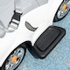image 9 of AIYAPLAY 3 in 1 Ride on Push Car, Cartoon Robot Theme Foot to Floor Slider, Baby Push Along Car with Parent Handle, Light Music Horn, Underneath Storage, for Boys Girls 12-36 Months - White | White | White