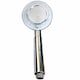 image 2 of Gr8 Home Chrome 4 inch Round Jet Rose Shower Head 3 Functions Bath Attachment Accessory