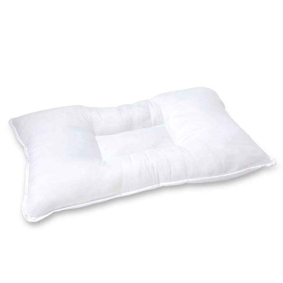 image 1 of Anti Snore Soft Touch Pillow Pair Microfibre Cover White
