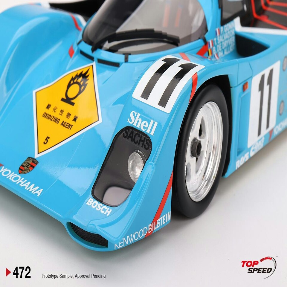 image 1 of Porsche 962 CK6 No.11 Porsche Kremer Racing 1990 Le Mans 24 Hrs 1:18 Scale TSM TS0472