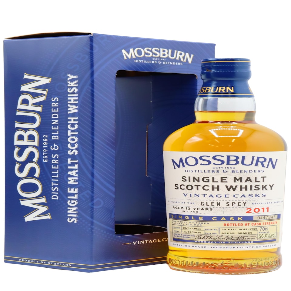 image 1 of Glen Spey - Mossburn Vintage Casks Single Cask 2011 13 year old Whisky | Multi | Baked apple, fresh fruit salad and cloves, vanilla custard creams, cereal and hay notes | 1