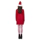 image 2 of Elves Behavin' Badly Elf Fancy Dress Costume Ladies Large - UK 16-18 Red | 16