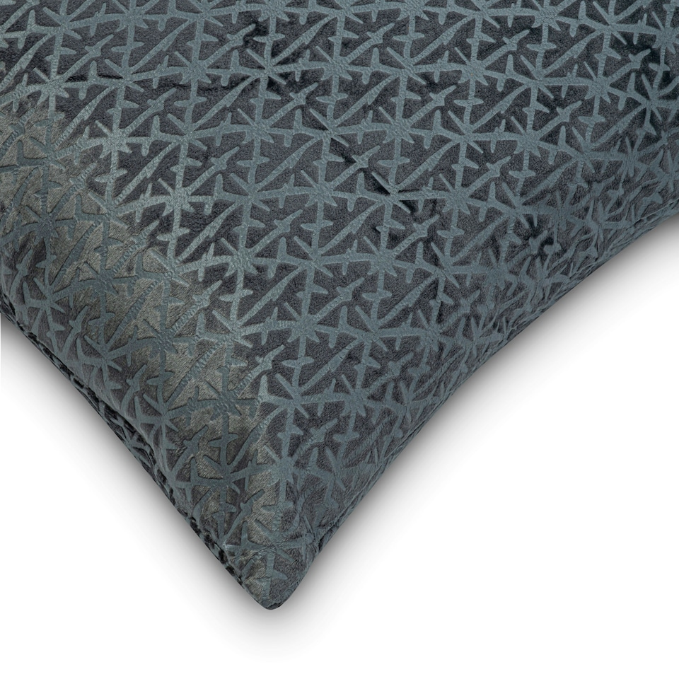 image 1 of Textured Velvet 45cm x 45cm Charcoal Cushion Set of 4 | Grey | 45cm x 45cm x 10cm | 4