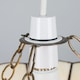 image 3 of ValueLights Cortez Red Ceiling Pendant Shade | Cream