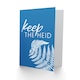 image 2 of Scotland Saying Quote Keep the Heid Fern Frond Blue Greetings Card