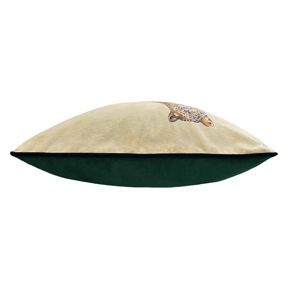 image 1 of Evans Lichfield Kibale Leopard Jungle Cushion, Multicolour, 50 x 50cm