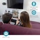 image 6 of NEDIS Smart Indoor Camera, Wi-Fi, 3MP Full HD, Baby & Pet Monitor with Motion & Sound Detection, Night Vision, 110 Degree View, 2-Way Audio, Compatible with Alexa & Google Assistant - White