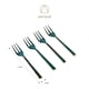 image 10 of Artesà Mini Serving Fork Set of 4 | Green