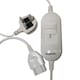 image 6 of 60cm 35W Single White Electric Blanket Throw with Temperature Settings | White | White
