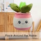 image 9 of Potted Plants Soft Toy Cute Plushie Huggable Cuddly Stuffed Toy Gift 20cm Pink