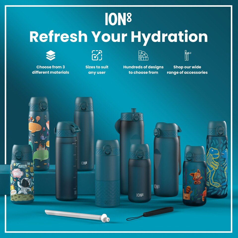 image 1 of Leak Proof Water Bottle, Vacuum Insulated, 320ml (11oz) | Blue | Space | One Size