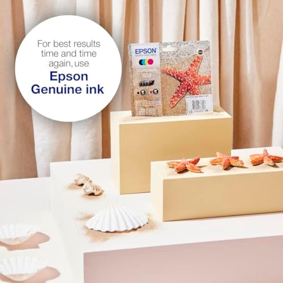 image 1 of Epson 603XL Starfish High Yield Genuine Multipack, 4-Colours Ink Cartridges