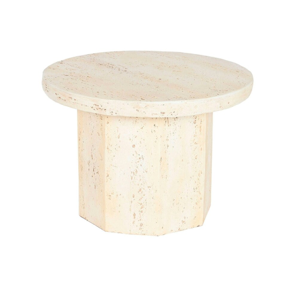 image 1 of Small Side Table Home ESPRIT Beige Magnesium 60 x 60 x 41,9 cm N/A