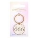 image 1 of 666 Angel Number Keyring