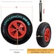 image 9 of Replacement 13" x 3" Pneumatic Garden Wheelbarrow Wheel With Axle
