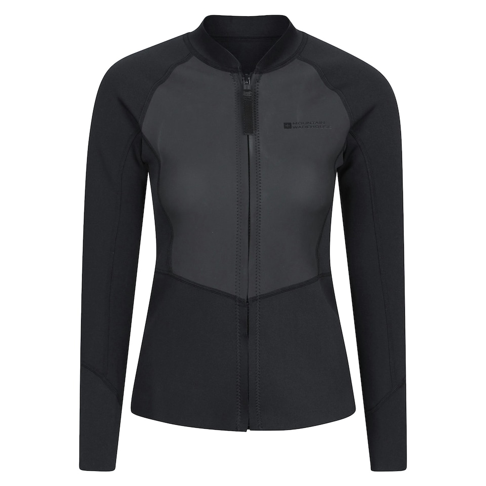 Mountain Warehouse Womens/Ladies Lamorna Long-Sleeved Wetsuit - Black - 6 UK