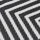 image 4 of JVL Lightweight Reversible Outdoor Rug – Tile Pattern, Plastic Woven, 150 x 210 cm