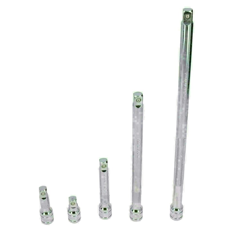 image 1 of 1/2" drive extension bar set 50mm - 375mm 5PC by BERGEN AT104