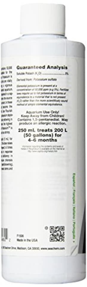 image 1 of Seachem Flourish Potassium Liquid Plant Supplement 250ml | Clear