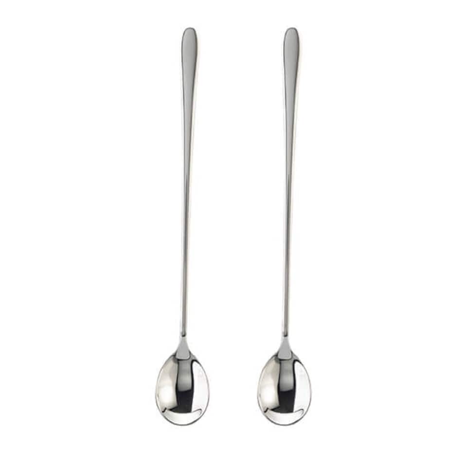 image 1 of Just The Thing Pack Of 2 Stainless Steel Ice Cream Spoons