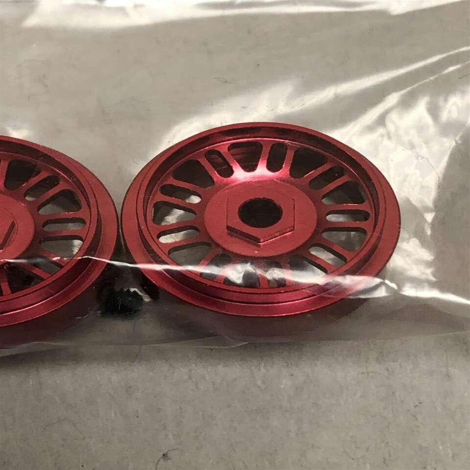 image 1 of Staffs Aluminium BBS Style Wheels in Red 16.9x10mm STAFFS43