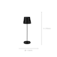 image 5 of EGLO Cabozo LED Portable Outdoor Table Lamp Black | Black