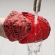 image 5 of Silicone Hot Grab Mini Oven Mitt, Hot Print Orange