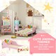 image 5 of AIYAPLAY Toddler Bed, Cute Animal-Themed Kids Bed Frame, 143 x 77 x 60cm