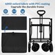 image 6 of Foldable Wagon Cart with Adjustable Handle for Camping Shopping