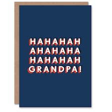 Hahahaha Grandpa Old Age Joke Cheeky For Him Funny Birthday Card
