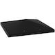 image 1 of Outsunny 3 x 3(m) Gazebo Canopy Replacement Cover, UPF30+, Black
