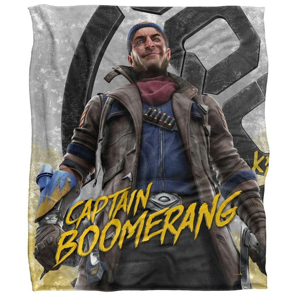 image 1 of Suicide Squad Captain Boomerang Blanket - Multicoloured - One Size