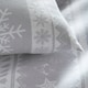 image 2 of Nordic Stripe Duvet Cover Set Brushed Cotton Grey Grey Double Grey | Double