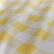 image 3 of Portfolio Home Gingham Check Bedding Duvet Cover Set With Pillow Cases | Yellow | Super King
