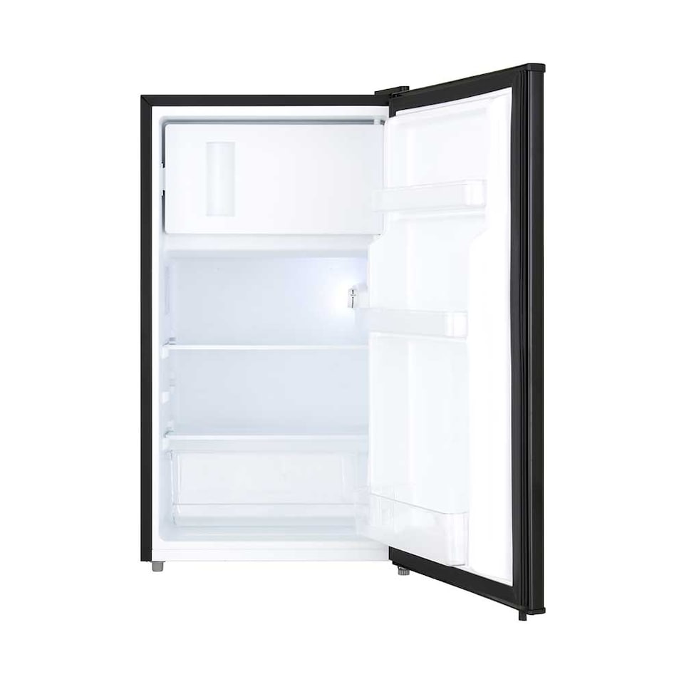 image 1 of Cookology UCIB80 Under Counter Freestanding Fridge in Black - 80 Litre Capacity - Adjustable Temperature Control & Legs - Reversible Door and Ice Box
