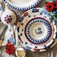 image 4 of Dinner Plate: 1 x 26.5cm Emma Bridgewater Blue Dinner Plate, Ceramic White