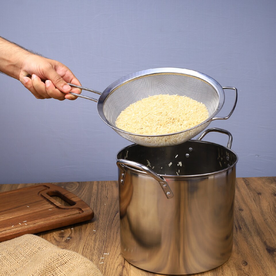 image 1 of Buckingham Fine Mesh Sieve Strainer Stainless Steel 25 cm