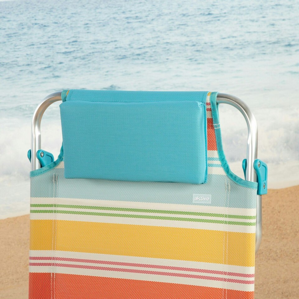 image 1 of Beach Chair Aktive Multicolour 48 x 90 x 60 cm (2 Units) N/A
